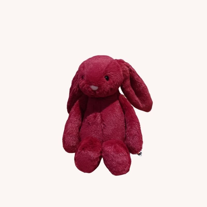 Jellycat Bashful Luxe Bunny Scarlett – Red – Medium – NEW with Tag