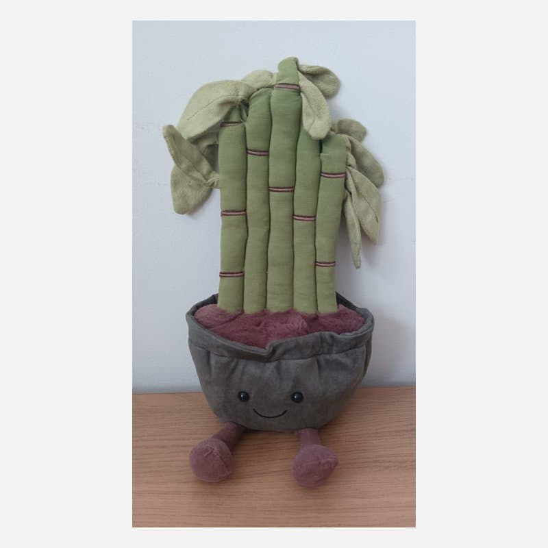 Jellycat Amuseables Potted Bamboo Plush Soft Toy Collectible – VGC