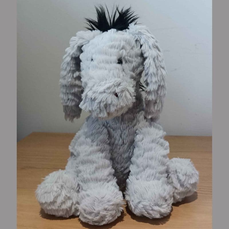 Jellycat Fuddlewuddle Donkey-White- Medium