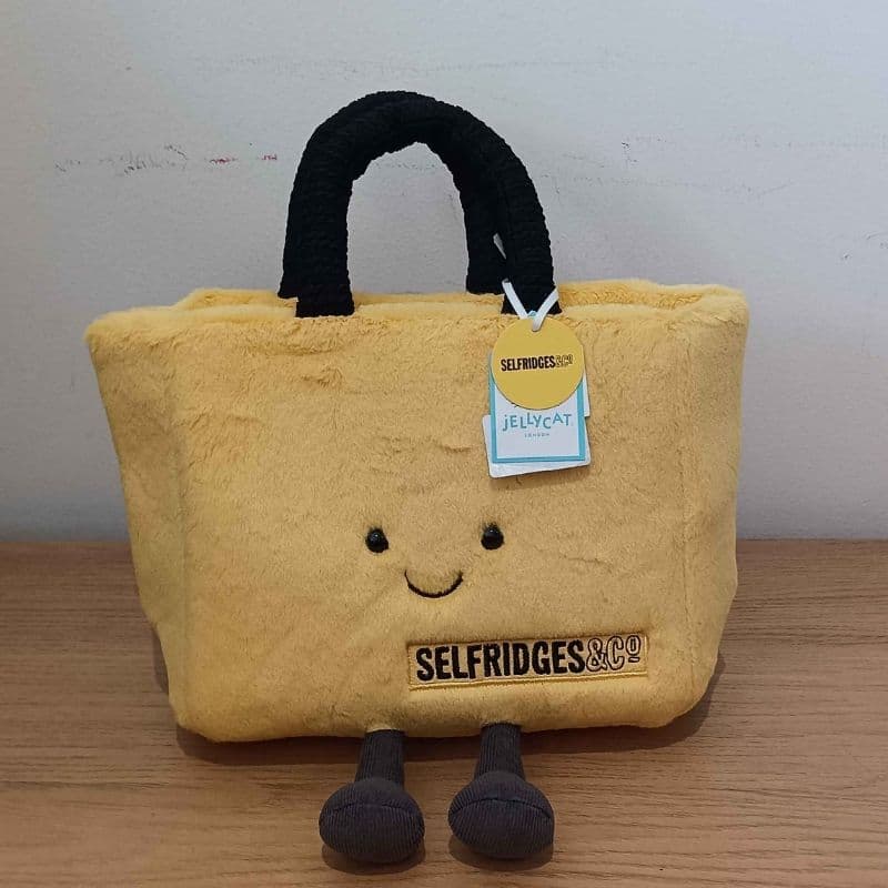 Jellycat Amuseables Selfridges Bag, new with tags