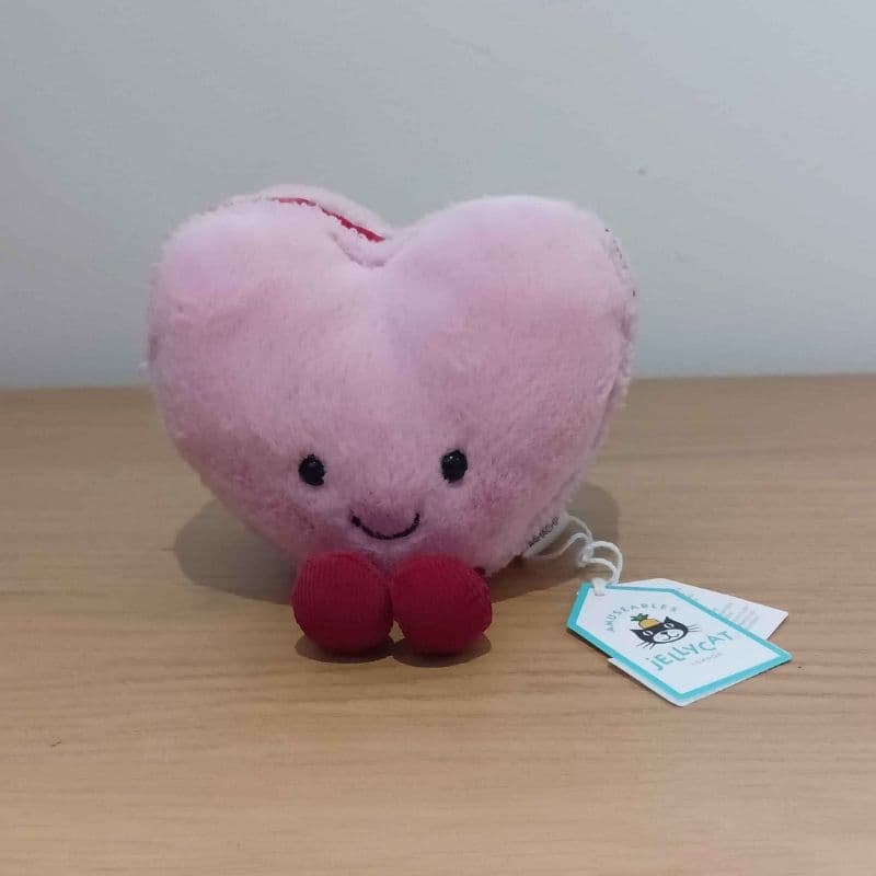 Authentic Jellycat Amuseables Heart-Pink-small