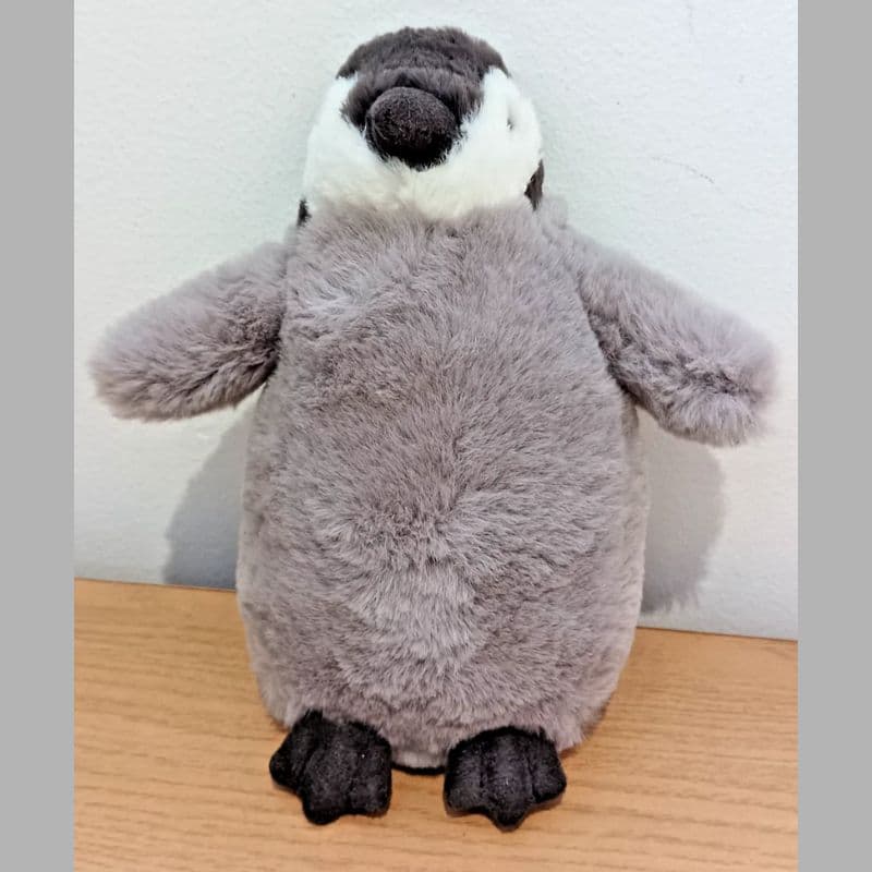 Jellycat Percy Penguin Plush Soft Toy Grey & White Small Very Good Condition