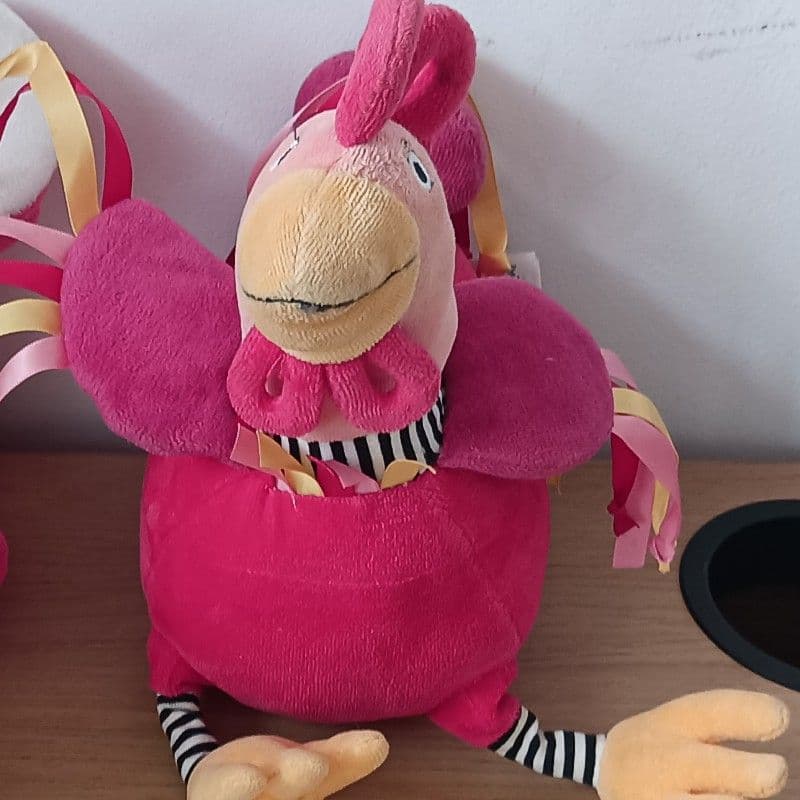 Jellycat Chicken / Cockerel Plush – Newborn Soft Toy | VGUC | Farmyard-Themed Comfort Toy