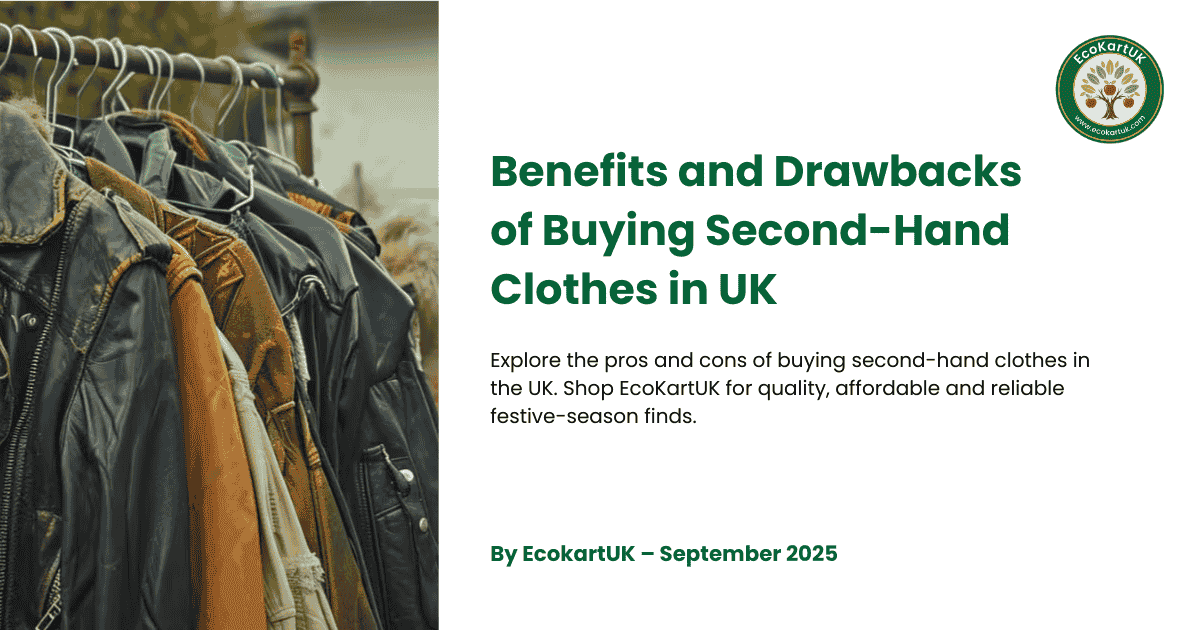 Benefits and Drawbacks of Buying Second-Hand Clothes in UK