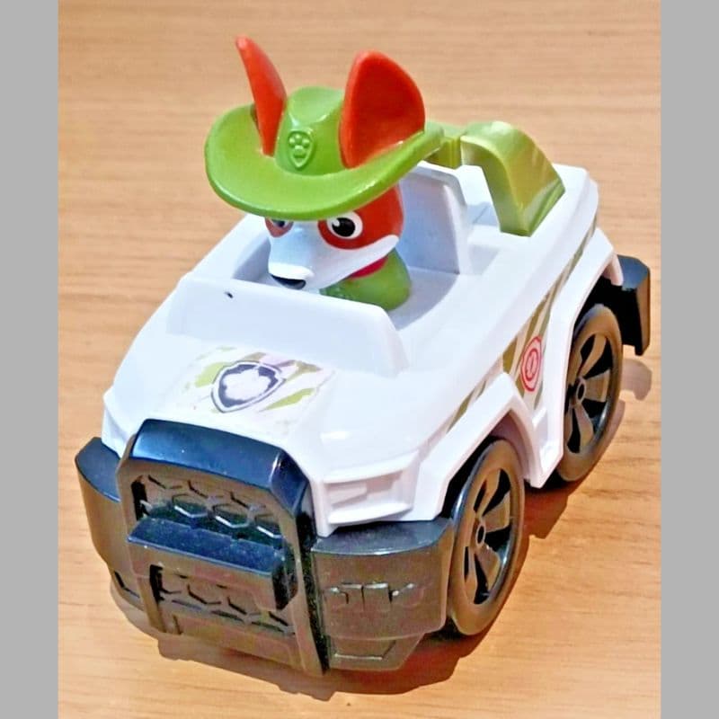 PAW Patrol Tracker Jungle Cruiser Vehicle with Figure Toy Car VGC