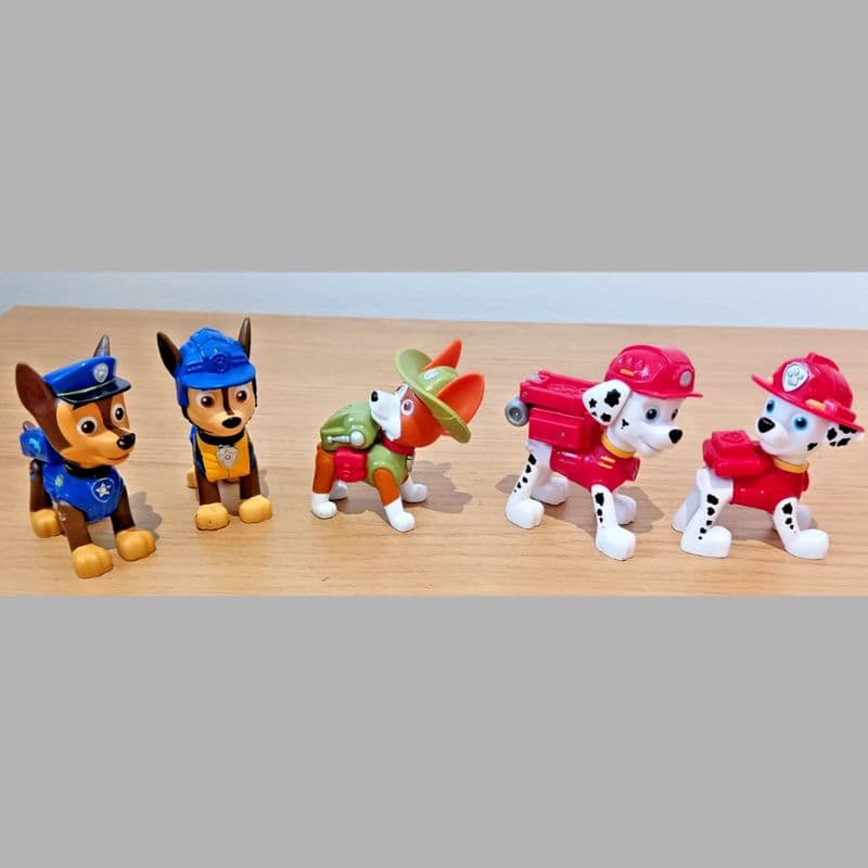 PAW Patrol Pack Pups Collectible Figures Set of 5 VGC