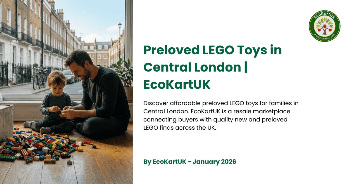 Preloved LEGO Toys in Central London: Smart, Sustainable Fun for UK Families