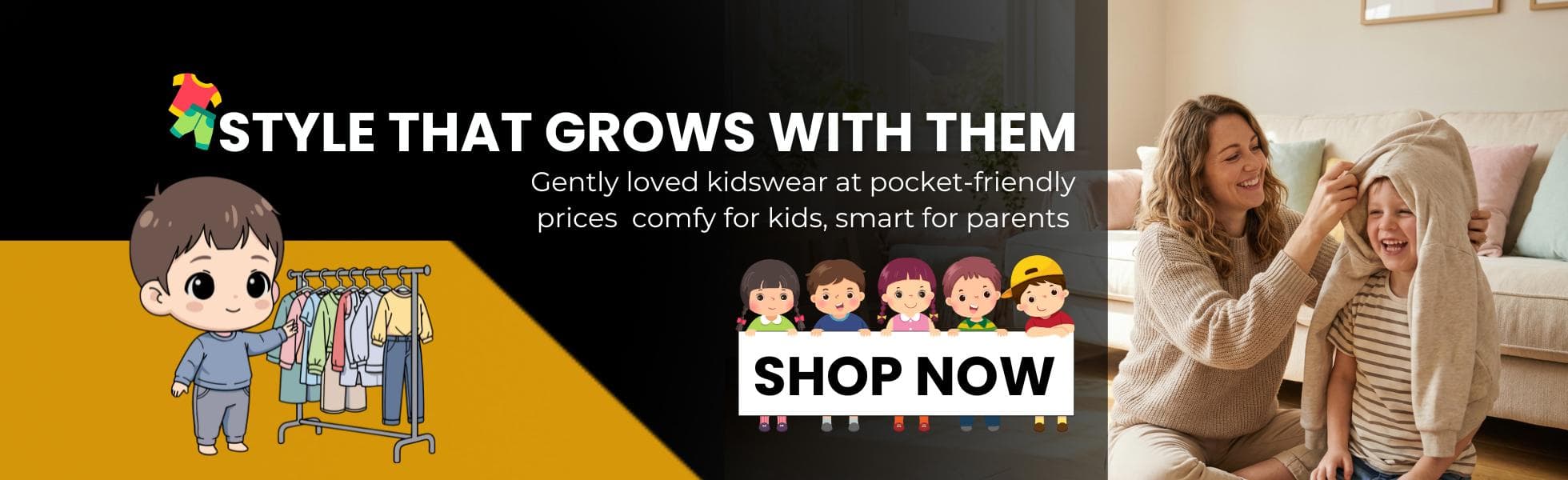 Gently loved kidswear collection at affordable prices from EcoKartUK, the best secondhand toy marketplace in London UK.