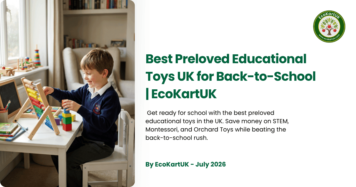 Best Preloved Educational Toys for Back-to-School in the UK: Learn, Play, Save